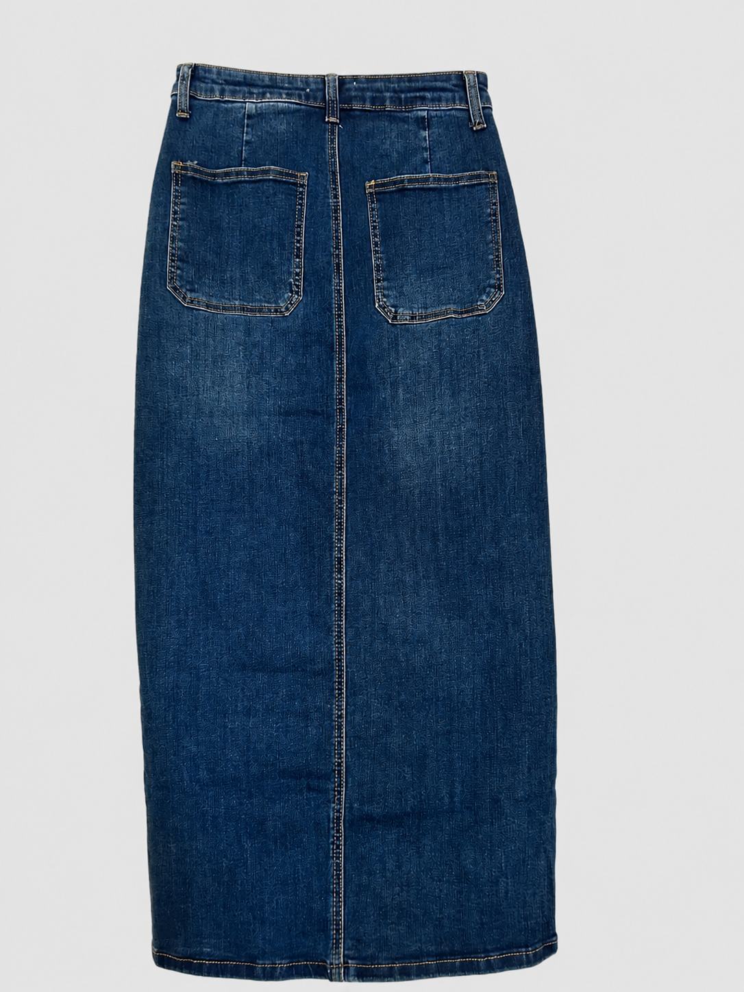 Langer Jeansrock – Dunkelblau
