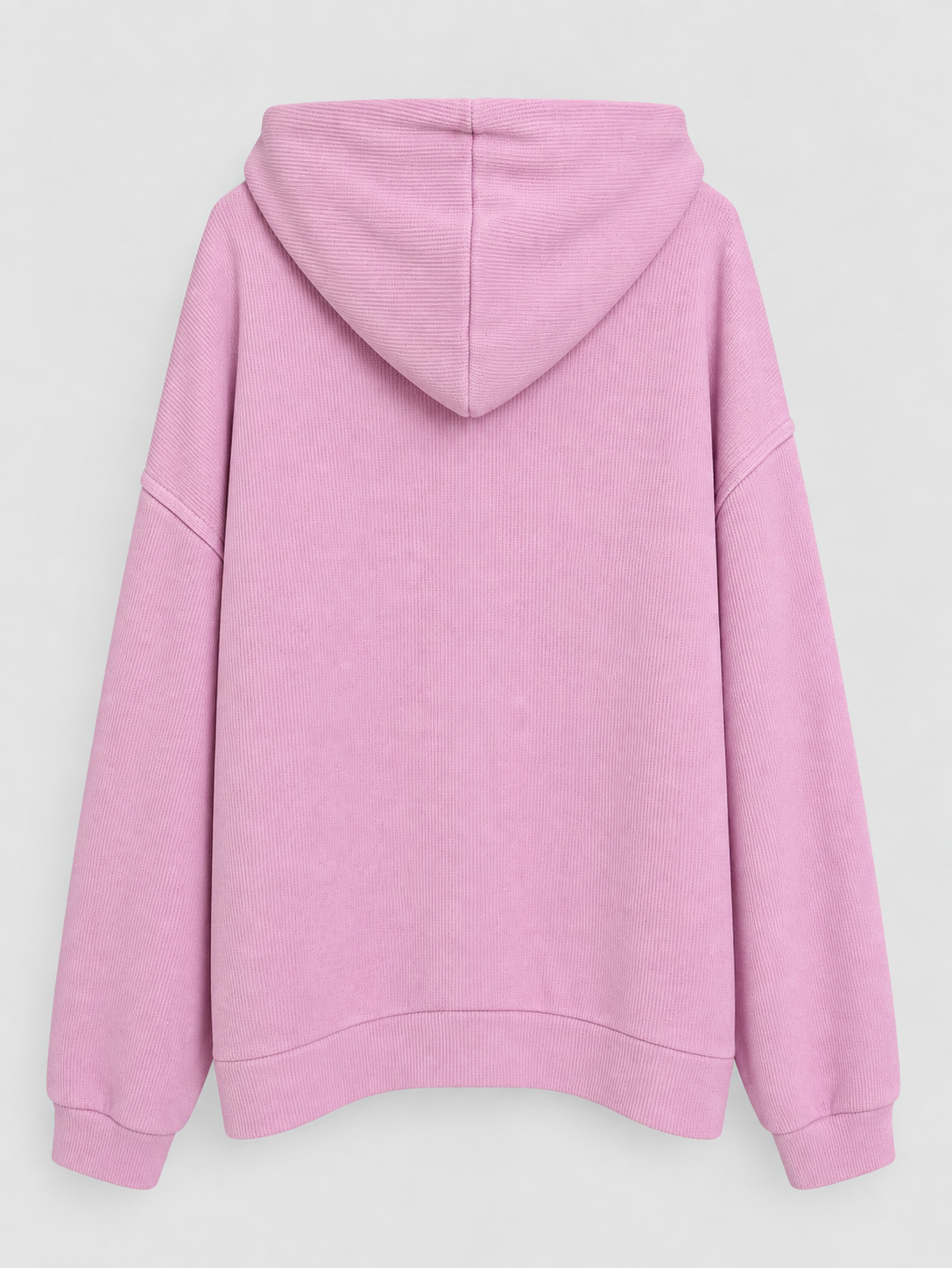 Flauschiger Oversize Hoodie von Zwillingsherz in Rosa